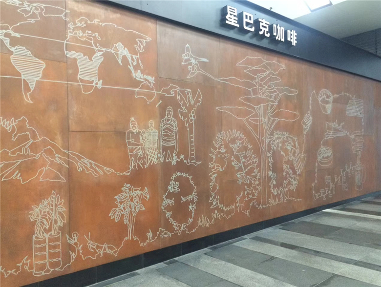 右江耐候钢幕墙